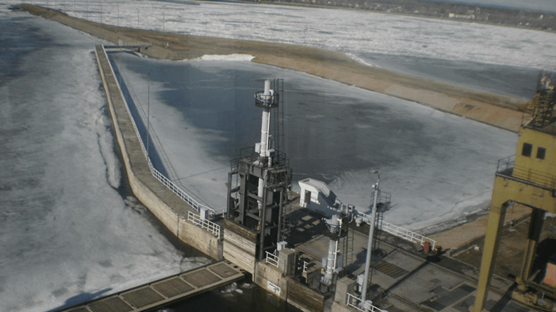 Frozen Danube