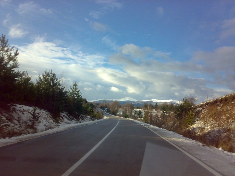 The first snow in the south of Serbia